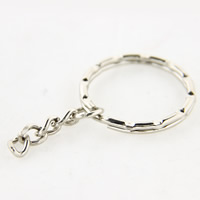 Iron Split Ring, platinum color plated, lead & cadmium free, 1.5x25mm, 1000PCs/Bag, Sold By Bag