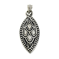 Stainless Steel Pendants, 316L Stainless Steel, blacken, 14.50x35x5mm, Hole:Approx 2x4.5mm, 5PCs/Lot, Sold By Lot