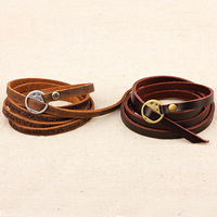 Koskind Bracelet, med Zinc Alloy, forgyldt, forskellige stilarter for valg & 5-streng, 6mm, Længde Ca. 38 inch