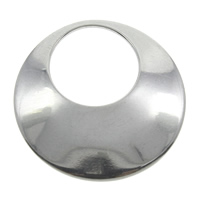 vinculação de anel de aço inoxidável, Rosca, cor original, 25x3mm, Buraco:Aprox 13.5x12.8mm, 100PCs/Bag, vendido por Bag