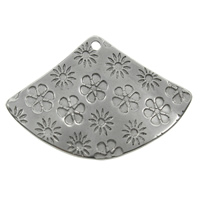 Stainless Steel Pendants, blacken, 29x20x2mm, Hole:Approx 1mm, 100PCs/Bag, Sold By Bag