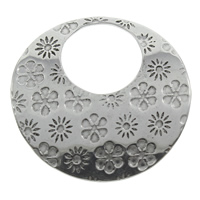 Stainless Steel Linking Ring, Flat Round, blacken, 28x3mm, Hole:Approx 12.5mm, 100PCs/Bag, Sold By Bag