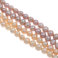 Cultured Potato Freshwater Pearl Beads, natural, more colors for choice, 10-11mm, Hole:Approx 0.8mm, Sold Per Approx 15.5 Inch Strand