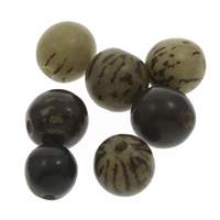 Buddhistiske perler, Bodhi, Runde, oprindelige farve, 11x12mm-14x15mm, Hole:Ca. 2-3mm, 100pc'er/Bag, Solgt af Bag