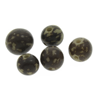 Buddhistische Perlen, Bodhi, rund, originale Farbe, 11x12mm-14x15mm, Bohrung:ca. 2-3mm, 100PCs/Tasche, verkauft von Tasche