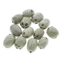 Buddhistiske perler, Bodhi, oprindelige farve, 13x18mm-15x20mm, Hole:Ca. 1.5mm, 100pc'er/Bag, Solgt af Bag