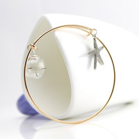 Glas Globe armband, Zink Alloy, med Glas, Sjöstjärna, plated, charm armband & med maskros frön, leda & kadmiumfri, 16mm, Innerdiameter:Ca 71mm, Längd Ca 8.5 inch, Säljs av PC