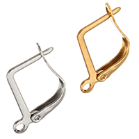 Stainless Steel Lever Back Earring Wires plated Approx 1.5mm Sold By Bag