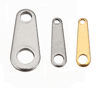 Stainless Steel Connector, plated, different size for choice & 1/1 loop, more colors for choice, 400PCs/Bag, Sold By Bag