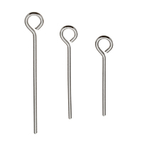 Stainless Steel Ball Head Pin, different size for choice, original color, Hole:Approx 2mm, 2000PCs/Bag, Sold By Bag
