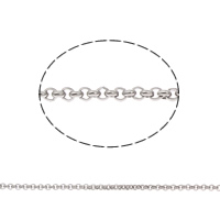 Inox Rolo lanac, Nehrđajući čelik, različite veličine za izbor, izvorna boja, 100m/Torba, Prodano By Torba