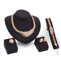 Zinc Alloy Jewelry Sets finger ring & bracelet & earring & necklace with plastic earnut stainless steel post pin with 5cm extender chain rose gold color plated with rhinestone lead & cadmium free 20mm US Ring Length Approx 7 Inch Approx 16 Inch Sold By Set