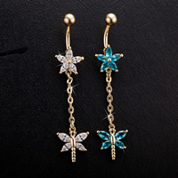 Brass Dragonfly 18K gold plated with cubic zirconia & faceted nickel lead & cadmium free Sold By PC