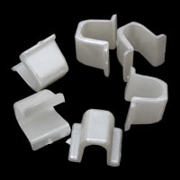 Plastique ABS perle accessoires de costume, blanc, 12x9x10mm, Environ 2000PC/sac, Vendu par sac