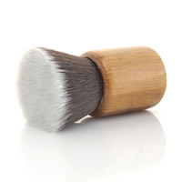 Makeup børste, Træ, med Kunstige Fibre, nikkel, bly & cadmium fri, 50mm, 3pc'er/Lot, Solgt af Lot