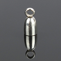 Stainless Steel End Caps, original color, 4x8x4mm, Hole:Approx 2mm, 3mm, 200PCs/Lot, Sold By Lot