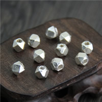 925 Sterling Silber Perlen, verschiedene Größen vorhanden & facettierte, verkauft von Menge