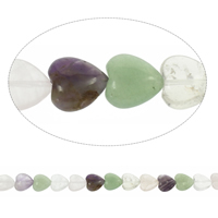 Gemstone Beads, Heart, 14x6mm, Hole:Approx 1mm, Length:Approx 15 Inch, 10Strands/Bag, Approx 29PCs/Strand, Sold By Bag