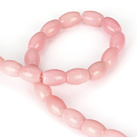 Pink Opal Beads, Oval, natural, 12x8.50mm, Hole:Approx 1mm, Length:Approx 16 Inch, 3Strands/Lot, Approx 36PCs/Strand, Sold By Lot
