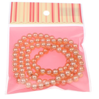 Round Crystal Beads, with OPP Bag, pearlized plating, different size for choice, Fire Opal, Hole:Approx 1mm, Length:Approx 30 Inch, 1Strands/Bag, Approx 90PCs/Strand, Sold By Bag