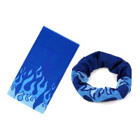 Outdoor Magic Bandana Polyester Microfiber Rectangle multifunctional & anti ultraviolet blue Sold By Lot