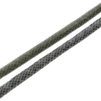 Cuerdas de Cuero, Cuero de PU, patrón de serpentina, más colores para la opción, 5x6mm, 50m/Grupo, Vendido por Grupo