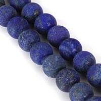 Natural Lapis Lazuli Beads, Round, different size for choice, Length:Approx 15.5 Inch, Sold By Lot