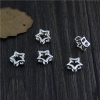 925 Sterling Silver Beads Star 8mm Approx 1.7mm Sold By Lot