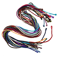 Fashion halskæde ledning, Nylon, flere farver til valg, 2mm, Længde Ca. 18 inch, 100Strands/Lot, Solgt af Lot