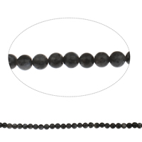 Perles en labradorite, Rond, naturel, normes différentes pour le choix, Trou:Environ 1mm, Longueur:Environ 15 pouce, Vendu par sac