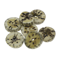 Buddhistische Perlen, Bodhi, originale Farbe, 28x8mm-32x8mm, Bohrung:ca. 2.5mm, 100PCs/Tasche, verkauft von Tasche