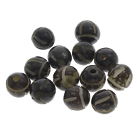 Perles de bouddhistes, Bodhi, Rond, couleur originale, 12mm, Trou:Environ 2mm, 200PC/sac, Vendu par sac