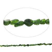 Gemstone Chips, Diopside, Nuggets, natural, 3x4mm-5x9mm, Hole:Approx 1mm, Approx 89PCs/Strand, Sold Per Approx 15.5 Inch Strand