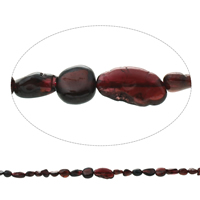 Gemstone Chips, Garnet, Nuggets, natural, January Birthstone, 4x5mm-7x14x4mm, Hole:Approx 1mm, Approx 60PCs/Strand, Sold Per Approx 15.5 Inch Strand
