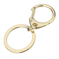 Zinc Alloy Key Clasp gold color plated nickel lead & cadmium free 60mm Sold By Lot