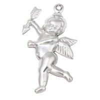 Stainless Steel Pendants Angel original color Approx 1mm Sold By Bag