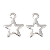 Stainless Steel Extender Chain Drop Star original color Approx 1mm Sold By Bag