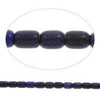 Cuentas de lapislázuli sintético, lapis sintética, Columna, diverso tamaño para la opción, agujero:aproximado 1.5mm, Vendido para aproximado 15 Inch Sarta