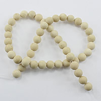 Riverstone Beads, Round, natural, different size for choice & frosted, Hole:Approx 1-2mm, Length:Approx 15.5 Inch, Sold By Lot