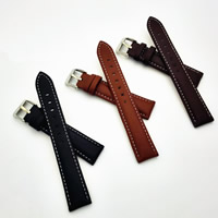 Watch Bands Cowhide stainless steel pin buckle Sold By Set