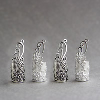 Tibetan Style End Cap, Flower, plated, more colors for choice, 13x35mm, Hole:Approx 10mm, 50PCs/Lot, Sold By Lot