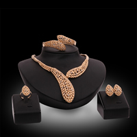 Zinc Alloy Jewelry Sets bangle & finger ring & earring & necklace stainless steel earring post and Omega clip Leaf rose gold color plated with rhinestone lead & cadmium free  Inner Approx 55mm US Ring Length Approx 6.5 Inch Approx 15.5 Inch Sold By Set