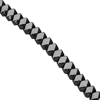 Non Magnetic Hematite Beads, 2x2.50x2mm, Hole:Approx 0.5mm, Length:Approx 16 Inch, 10Strands/Lot, Approx 199PCs/Strand, Sold By Lot