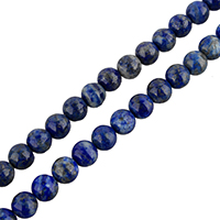 Lapis Lazuli Pärlor, Naturliga Lapis Lazuli, Rund, olika storlek för val, Grade A, Såld Per Ca 15.5 inch Strand
