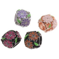 Zinc Alloy European Beads Drum plated without troll & enamel lead & cadmium free Approx 4mm Sold By PC