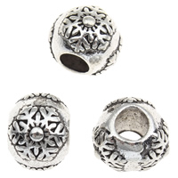 Tibetan Style Jewelry Beads, Drum, antique silver color plated, lead & cadmium free, 8x10mm, Hole:Approx 3.5mm, 10PCs/Bag, Sold By Bag