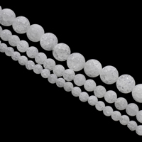 Perles de Quartz clair naturel, Rond, normes différentes pour le choix & craquelure, grade AAA, Trou:Environ 1mm, Vendu par Environ 15 pouce brin