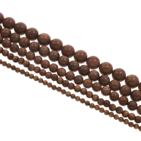 Goldstone Beads, Ronde, verschillende grootte voor keus, Gat:Ca 1mm, Lengte Ca 15 inch, Verkocht door Bag