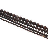 Tigerauge Perlen, rund, verschiedene Größen vorhanden, rot, Bohrung:ca. 1mm, Länge:ca. 15 ZollInch, verkauft von Tasche
