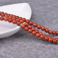 Zhanguo Red Agate Beads Round natural Grade AAAAA Approx 1-2mm Length Approx 15 Inch Sold By Lot